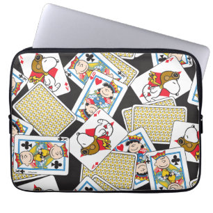 Housse Pour Ordinateur Portable Motif de pont de la carte de bande de cacahuètes