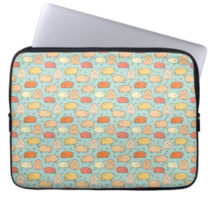 Housse Pour Ordinateur Portable Motif de porc à menthe