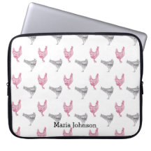 motif de poulet à la main| Nom de la personnaliser