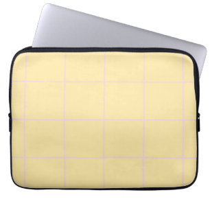 Housse Pour Ordinateur Portable Motif de rayure verticale de couleur douce Design
