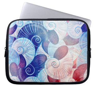 Housse Pour Ordinateur Portable Motif de scène de coquillage