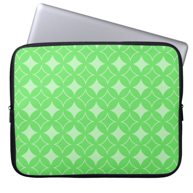 Housse Pour Ordinateur Portable Motif de shippo vert citron (Devant)