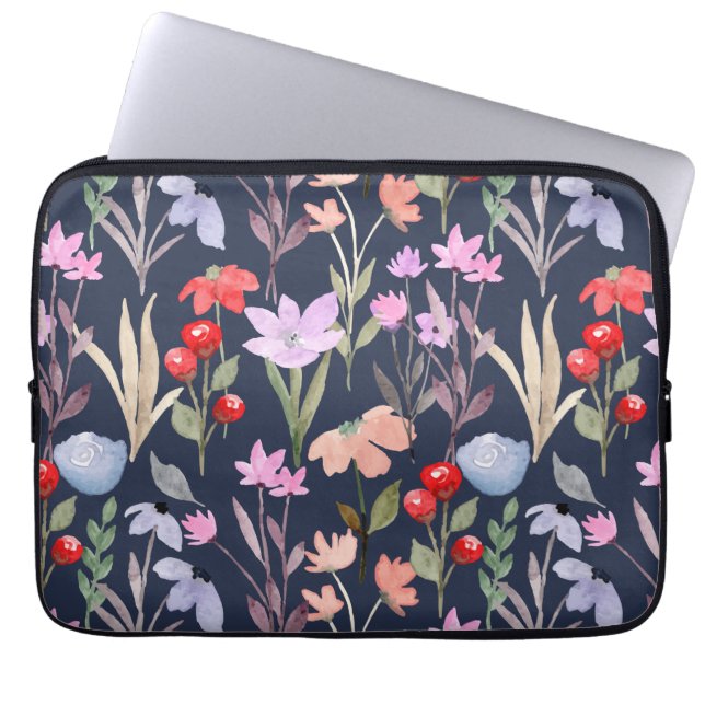 Housse Pour Ordinateur Portable Motif de surface Florale Mode Botanique (Devant)