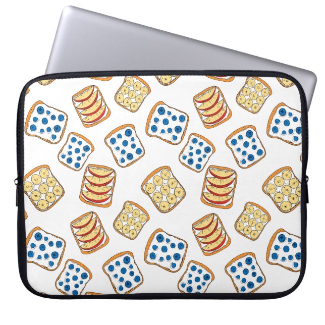 Housse Pour Ordinateur Portable Motif de toast (Devant)