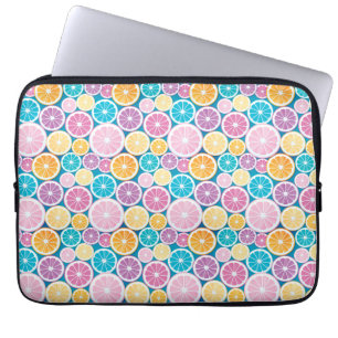 Housse Pour Ordinateur Portable Motif de tranches d'agrumes