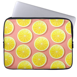 Housse Pour Ordinateur Portable Motif de tranches de citron d'été