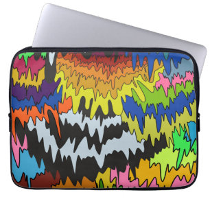 Housse Pour Ordinateur Portable Motif de trippage Super coloré à goutte liquide