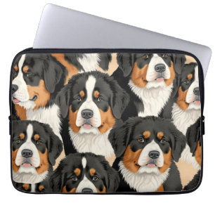 Housse Pour Ordinateur Portable Motif décoratif bernois de chien de montagne