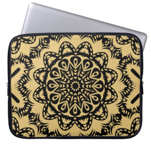 Housse Pour Ordinateur Portable Motif décoratif de style oriental. Couleur dans le
