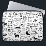 Housse Pour Ordinateur Portable Motif des chiens noirs et blancs| Cute Canine Love<br><div class="desc">Chiens noirs et blancs motifs de nombreuses races de chiens, dont un Beagle, un Carlin, un Cocker Spaniel, Border Collie, Great Dane, French Bulldog, Bloodhound, Yorkshire Terrier, Shiba Inu, Basset Hound, Pit Bull, Bull Terrier, Boston Terrier, Alaskan Klee Kai, Bulldog, Dalmatian, Bichon Frise Dachshach, Dachshach, Dachshach, Dachshach, Dachshach und, Pointer,...</div>