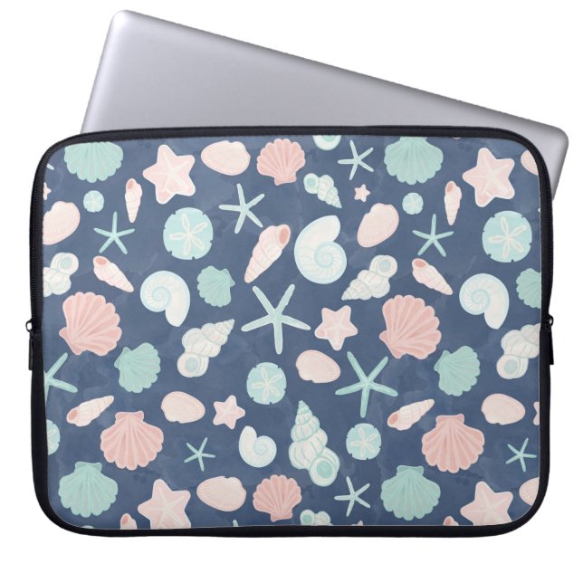 Housse Pour Ordinateur Portable motif des coquillages (Devant)