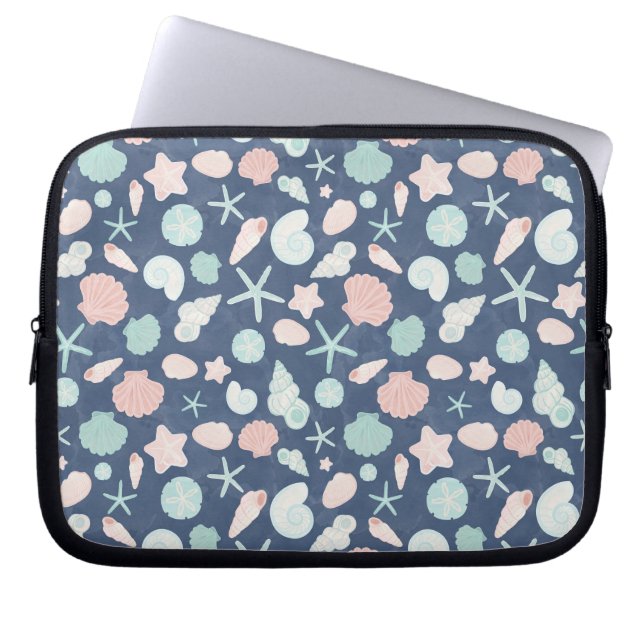 Housse Pour Ordinateur Portable motif des coquillages (Devant)