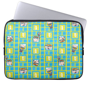 Housse Pour Ordinateur Portable Motif des expériences de laboratoire de Dexter