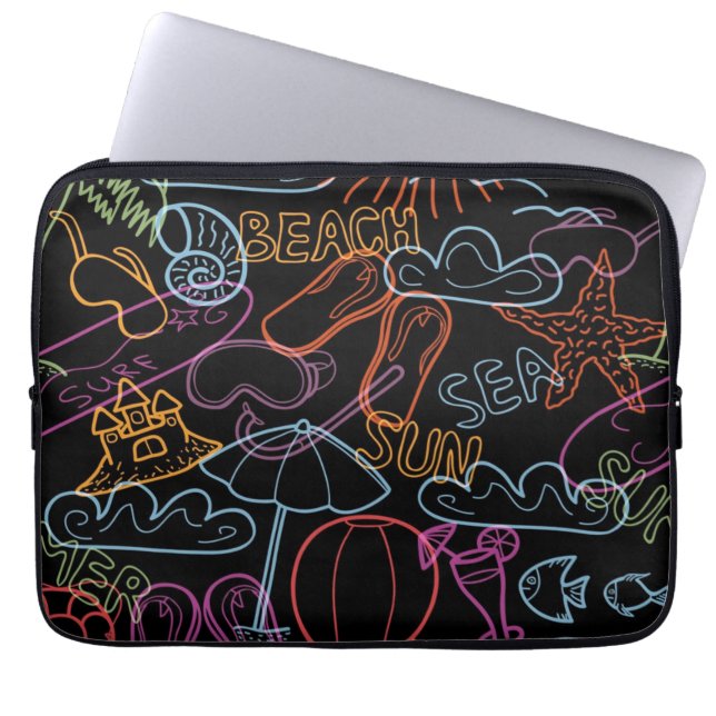 Housse Pour Ordinateur Portable Motif d'été (Devant)