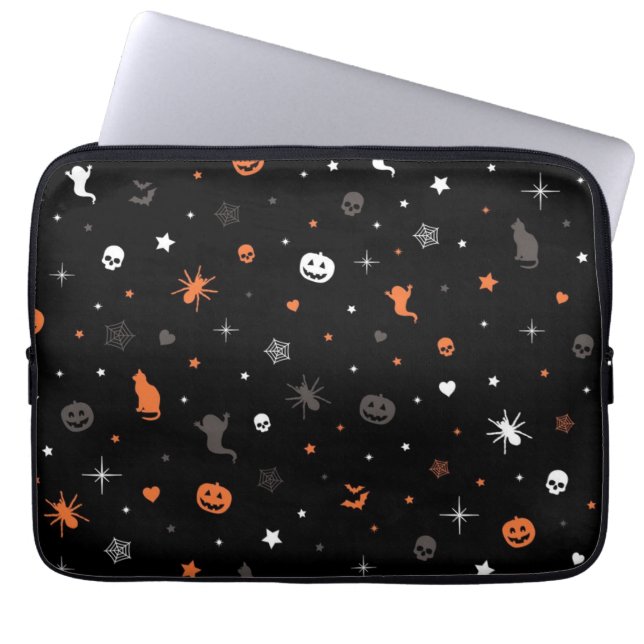 Housse Pour Ordinateur Portable Motif d'Halloween (Devant)