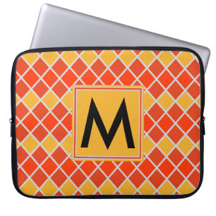 Housse Pour Ordinateur Portable Motif diamant #80 Monogrammé