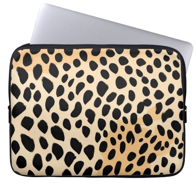 Housse Pour Ordinateur Portable Motif d'impression Cheetah (Devant)