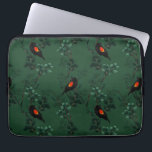 Housse Pour Ordinateur Portable Motif d'oiseau-noir à ailes rouges<br><div class="desc">Découvrez la beauté de la nature avec ce motif dessiné à la main et captivant, niché au coeur d'une forêt luxuriante de feuillage vert et émeraude. Parfait pour les amoureux de la nature et les amateurs d'oiseaux, ce design complexe est incontournable pour tous ceux qui recherchent une touche de plein...</div>