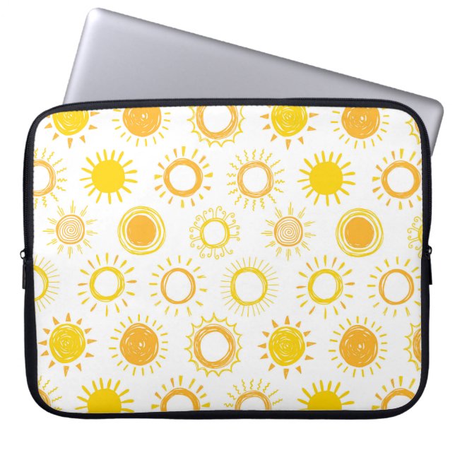 Housse Pour Ordinateur Portable Motif Doodle  (Devant)