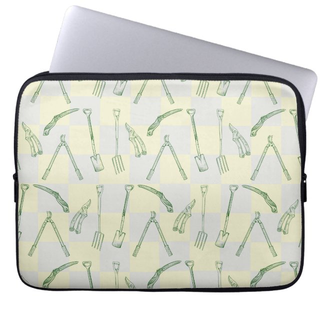 Housse Pour Ordinateur Portable Motif d'outils de jardinage (Devant)