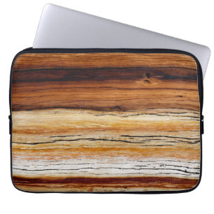 Housse Pour Ordinateur Portable Motif du grain de bois