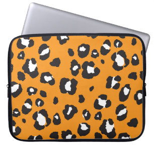 Housse Pour Ordinateur Portable Motif Empreinte de léopard classique