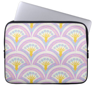 Housse Pour Ordinateur Portable Motif en coquille de couleur pastel