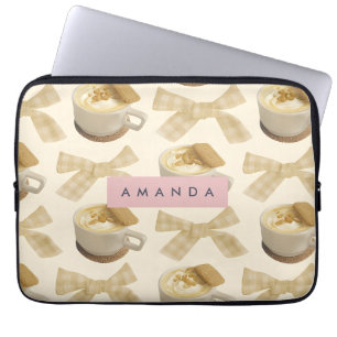 Housse Pour Ordinateur Portable Motif en latte et en En vichy de poche personnalis