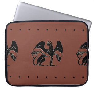 Housse Pour Ordinateur Portable Motif ethnique sans couture avec fantastique sphi