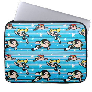 Housse Pour Ordinateur Portable Motif étoilé des filles Powerpuff