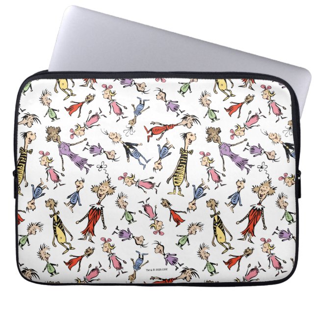 Housse Pour Ordinateur Portable Motif festif des personnages de Whoville de Dr. Se (Devant)
