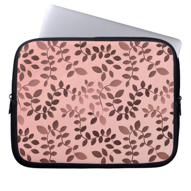 Housse Pour Ordinateur Portable Motif Feuilles 11 (Devant)