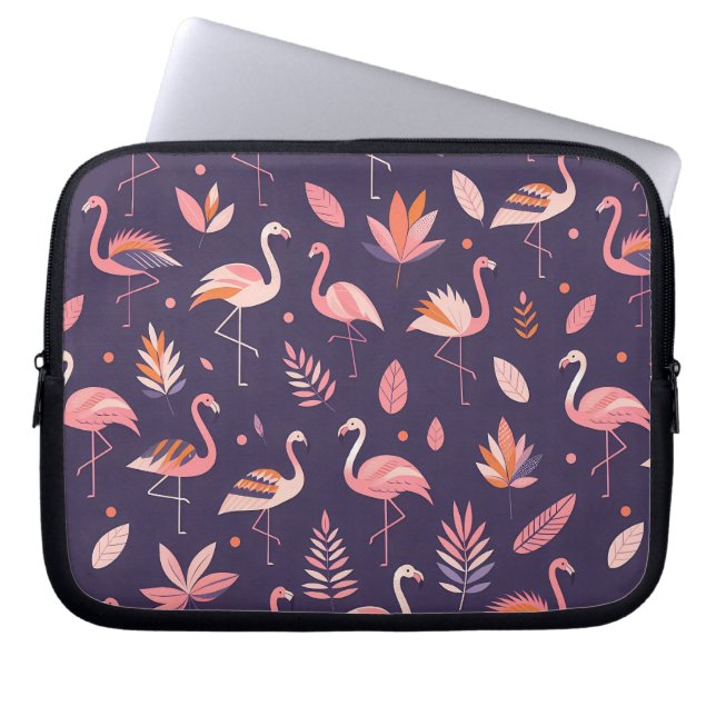 Housse Pour Ordinateur Portable Motif Flamant rose Paradise (Devant)