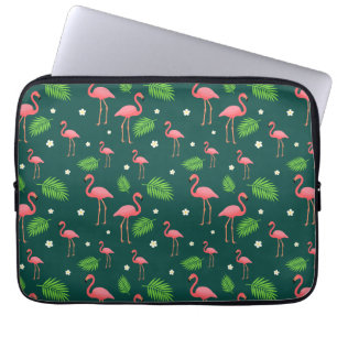 Housse Pour Ordinateur Portable Motif Flamant Tropical