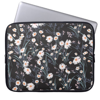 Housse Pour Ordinateur Portable Motif fleuri au printemps sans soudure avec margue
