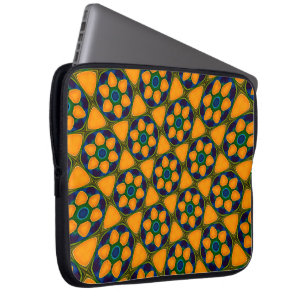 Housse Pour Ordinateur Portable Motif Fleurs Abstraites uniques