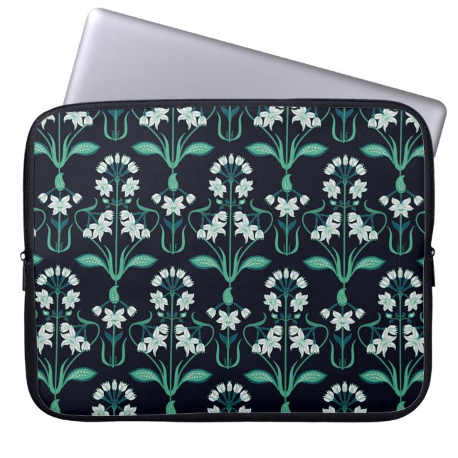 Housse Pour Ordinateur Portable motif floral art nouveau abstrait (Devant)