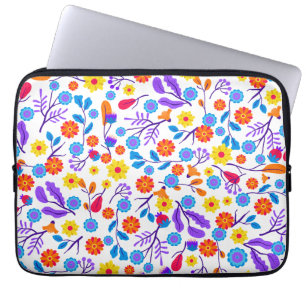 Housse Pour Ordinateur Portable Motif floral exotique coloré-23165
