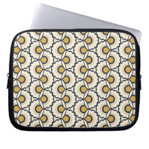 Housse Pour Ordinateur Portable Motif floral géométrique