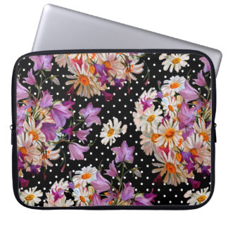 Housse Pour Ordinateur Portable Motif floral incomparable. Bouquet de fleurs sauva