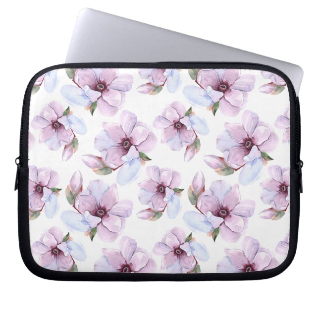 Housse Pour Ordinateur Portable Motif floral romantique (Devant)