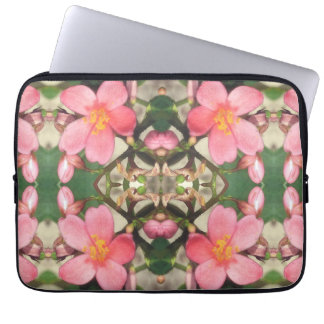 Housse Pour Ordinateur Portable Motif floral rose