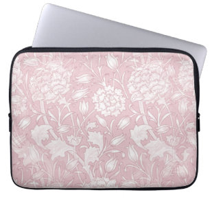 Housse Pour Ordinateur Portable Motif Floral William Morris en rose