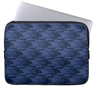 Housse Pour Ordinateur Portable Motif frappant de formes bleues