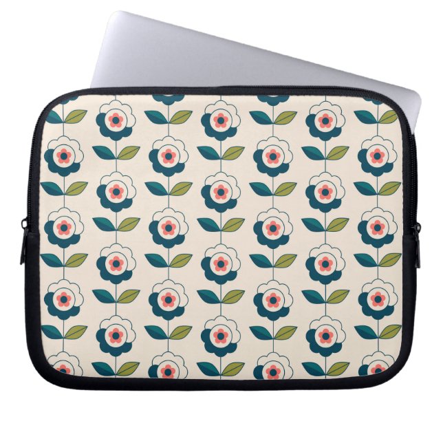 Housse Pour Ordinateur Portable Motif Fun Jardin Retro (Devant)