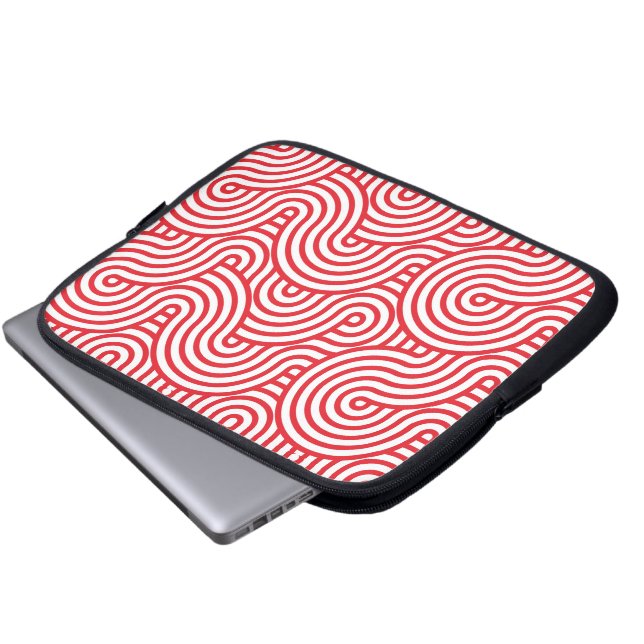 Housse Pour Ordinateur Portable Motif Géométrique (Devant bas)