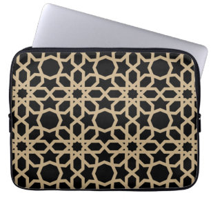 Housse Pour Ordinateur Portable Motif géométrique arabe islamique Conception Abstr