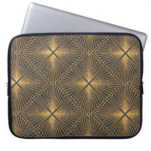 Housse Pour Ordinateur Portable Motif géométrique Art Déco sans faille. Élégant fo