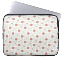 Motif géométrique de carreaux floraux rouges et be