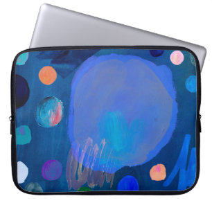 Housse Pour Ordinateur Portable Motif géométrique moderne transparent